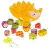 Puzzle játék kiegyensúlyozó sündisznó gyümölcs menetes