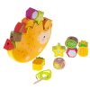 Puzzle játék kiegyensúlyozó sündisznó gyümölcs menetes