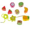 Puzzle játék kiegyensúlyozó sündisznó gyümölcs menetes