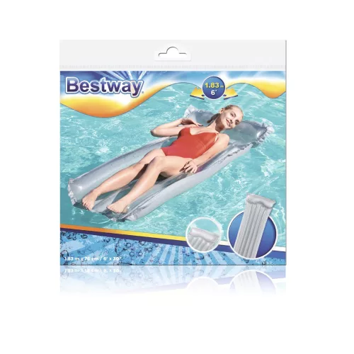 BESTWAY felfújható úszómatrac, 183x76cm - szürke 44013