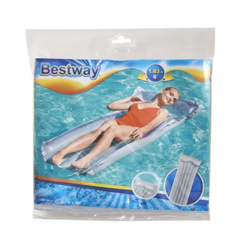 BESTWAY felfújható úszómatrac, 183x76cm - szürke 44013
