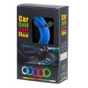 LED környezeti világítás autóhoz / autó USB / 12V szalag 3m kék