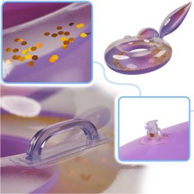 Hableány felfújható kerék csillogó galaxissal XXL