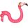 Felfújható úszó flamingó 131cm
