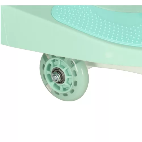 Ráülős kocsi LED kerekekkel - menta