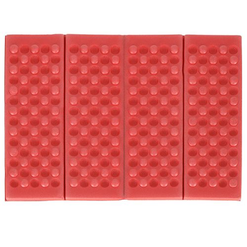 Összecsukható habszőnyeg turistáknak piros színű ülőalátét