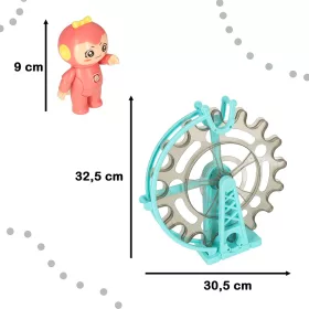   Mágneses téglák golyós pálya hang zenével 118 elemekkel