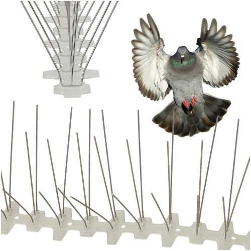 Fém madártüskék galambok számára 50cm x 11cm x 4cm