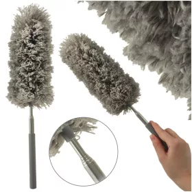 Teleszkópos portalanító kefe, 34-83cm - szürke