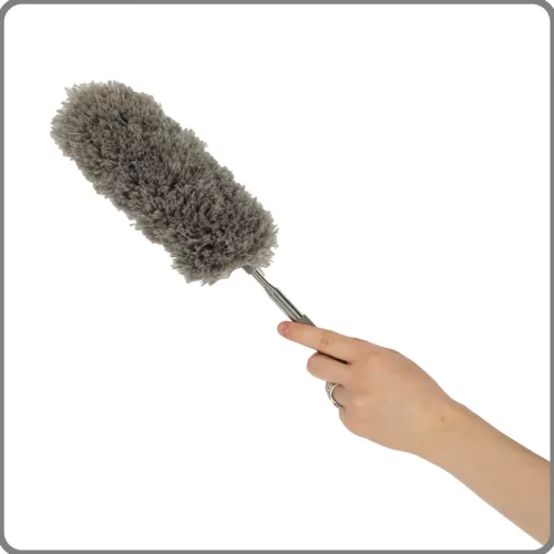 Teleszkópos portalanító kefe, 34-83cm - szürke