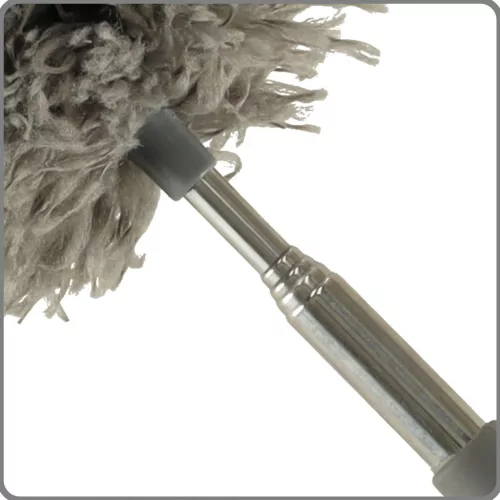 Teleszkópos portalanító kefe, 34-83cm - szürke