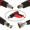 Elektromos fűtőfáklya hőmérséklet-szabályozással 0-600 fok C légáram 300-500 l/min + 4 cserélhető he