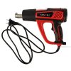 Elektromos fűtőfáklya hőmérséklet-szabályozással 0-600 fok C légáram 300-500 l/min + 4 cserélhető he