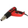 Elektromos fűtőfáklya hőmérséklet-szabályozással 0-600 fok C légáram 300-500 l/min + 4 cserélhető he