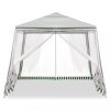 Kerti pavilon, fehér - 3x3m