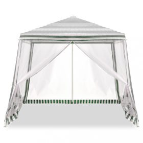 Kerti pavilon szúnyoghálóval fehér színben - 3x3x2,4m