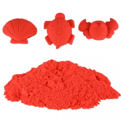 Kinetikus homok 1kg - piros