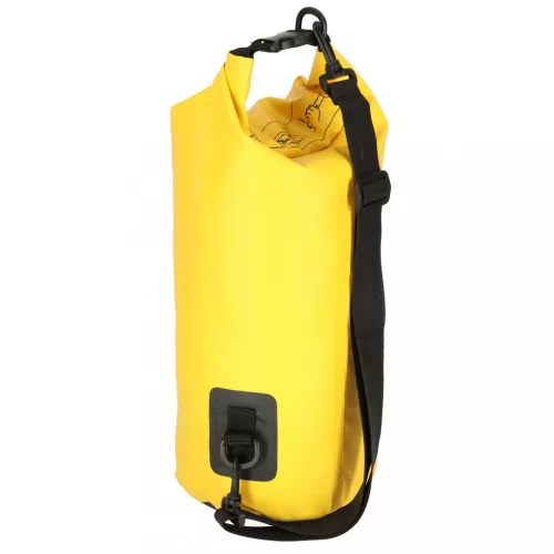 Vízálló SUP táska 10 literes kapacitással, 36x20cm - sárga