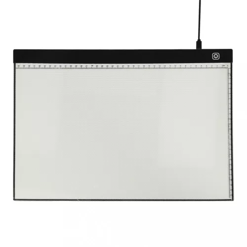 LED háttérvilágításos rajztábla A3 méretű lapokhoz - 42x30x0,4cm