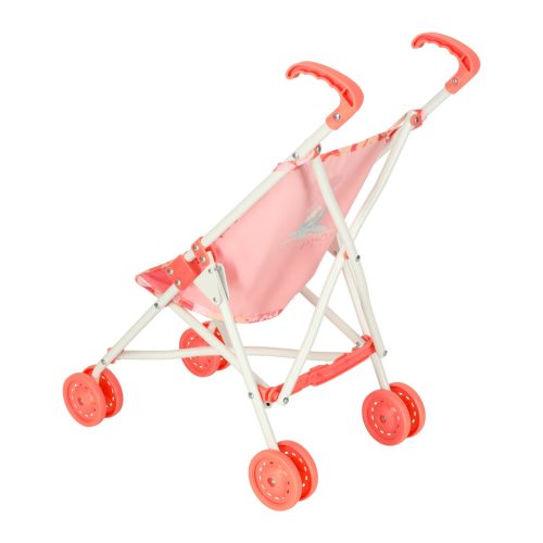 Játék összecsukható babakocsi - rózsaszín