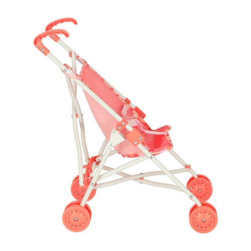 Játék összecsukható babakocsi - rózsaszín