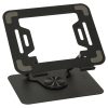 Fém laptop állvány 26x22,5cm - fekete