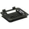 Fém laptop állvány 26x22,5cm - fekete