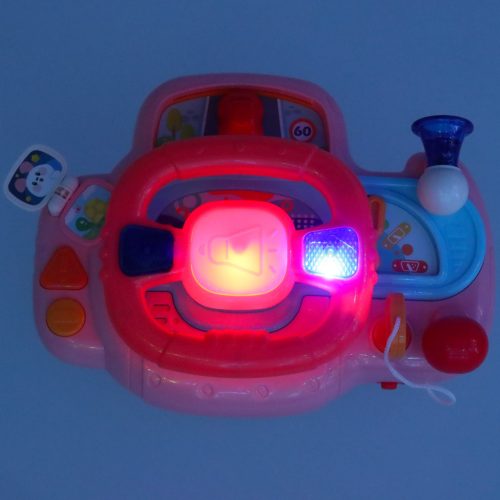 Interaktív játék kormány - rózsaszín