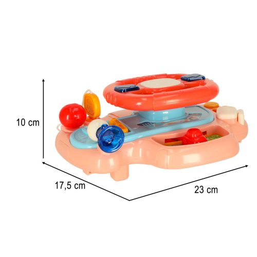 Interaktív játék kormány - rózsaszín