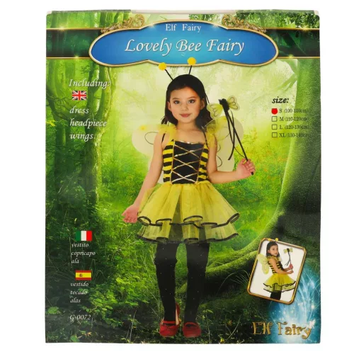 Gyerek méhecske jelmez 3 darabos S méret - 100-110cm