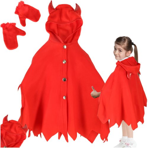 Gyerek ördög jelmez S méret - 100-110cm