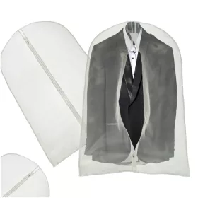 Öltöny és ruhavédő, 100x60cm - átlátszó