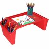 Laptopasztal 57x30x21cm - piros