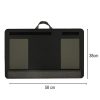 Laptoptartó 58x38x8cm - fekete/szürke