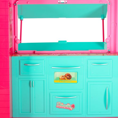 2 az 1-ben babaház és autó készlet - 21db