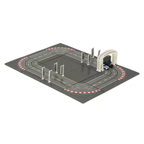 Építhető elektromos kisautó versenypálya - 51x38,5cm