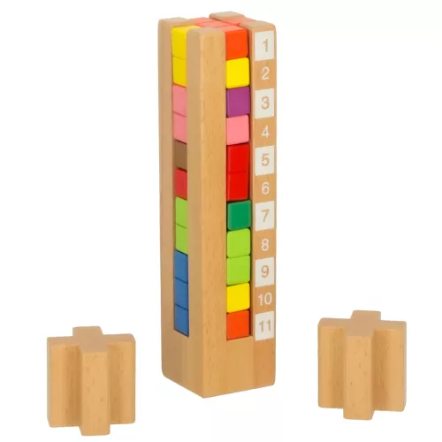 Fa fejlesztő montessori blokk játék