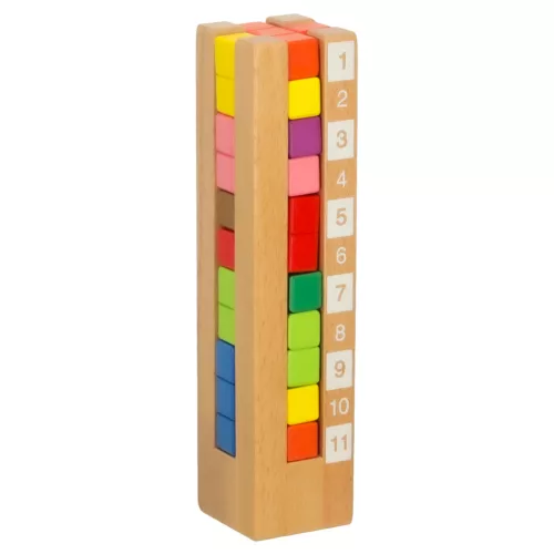 Fa fejlesztő montessori blokk játék