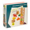 Fa fejlesztő montessori blokk játék