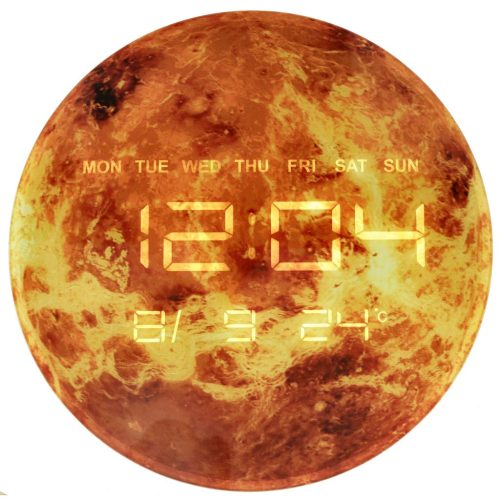 Fali digitális óra - Mars