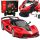 Távirányítós Ferrari építőkészlet 92db 1:18 - piros