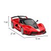 Távirányítós Ferrari építőkészlet 92db 1:18 - piros