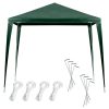 Kerti pavilon 2,5x2,5m - zöld