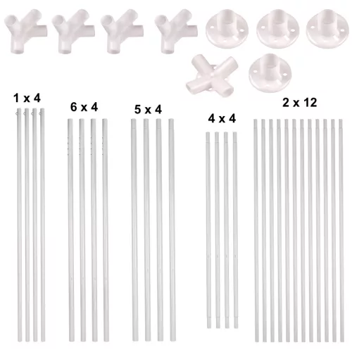 Kerti pavilon zöld színben - 2,5x2,5x2,55m