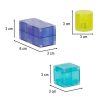 Mágneses világító építőkocka készlet - 32db