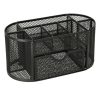 Fém íróasztal rendszerező 22x11x10,2cm - fekete
