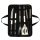 Rozsdamentes acél grill készlet tokban - 6db