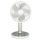 Akkumulátoros asztali ventilátor 17cm - fehér