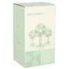 Akkumulátoros asztali ventilátor 17cm - fehér