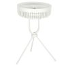 Akkumulátoros asztali ventilátor távirányítóval 18,5cm - fehér